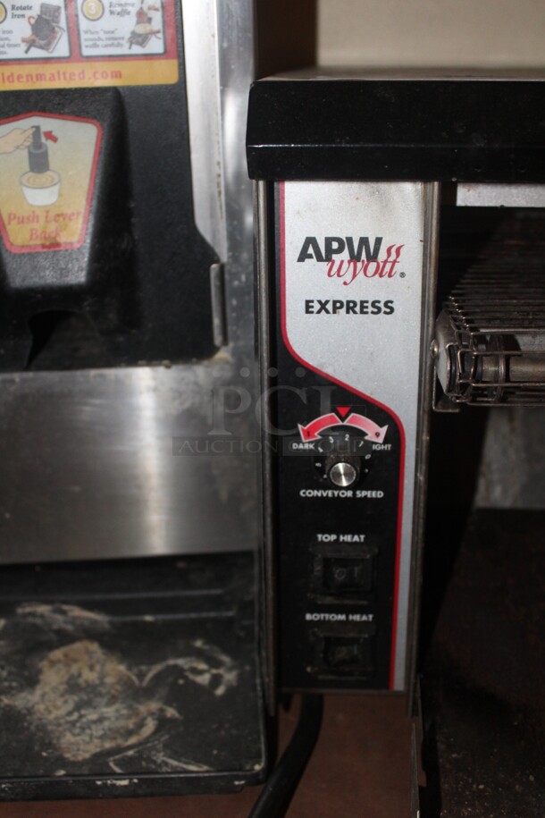 GREAT! APW Wyott Model AT-EXPRESS Commercial Conveyor Toaster. 15x18x13. 120V/60Hz. Working When Closed! - Image 2 of 6