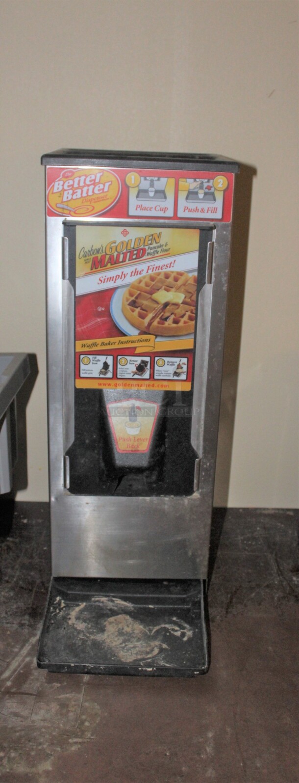Commercial Waffle Batter Dispenser. 9x16x24.  - Image 1 of 4