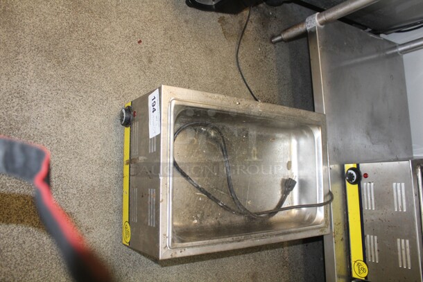TERRIFIC! 3 Adcraft Model FW-1200WF Commercial Stainless Steel Countertop Food Warmers. 14.5x22.5x9. 120V/60Hz. 3X Your Bid! Working When Closed!  - Image 2 of 6