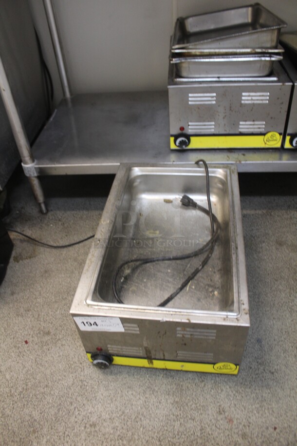 TERRIFIC! 3 Adcraft Model FW-1200WF Commercial Stainless Steel Countertop Food Warmers. 14.5x22.5x9. 120V/60Hz. 3X Your Bid! Working When Closed!  - Image 3 of 6