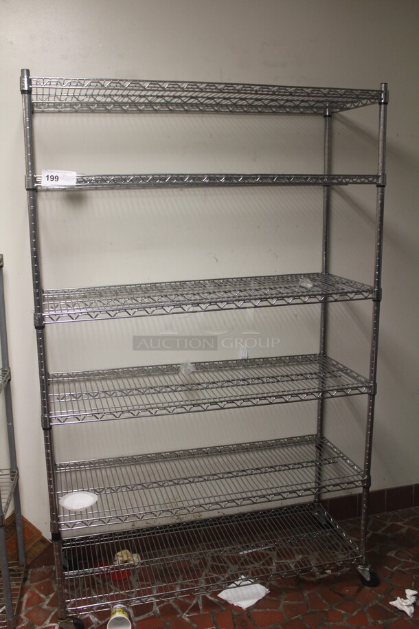 SUPER! Commercial Metro Rack On Commercial Casters. 47x18x76