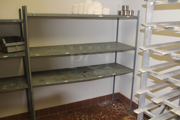 Commercial Metal Shelving Unit. 60x21x66