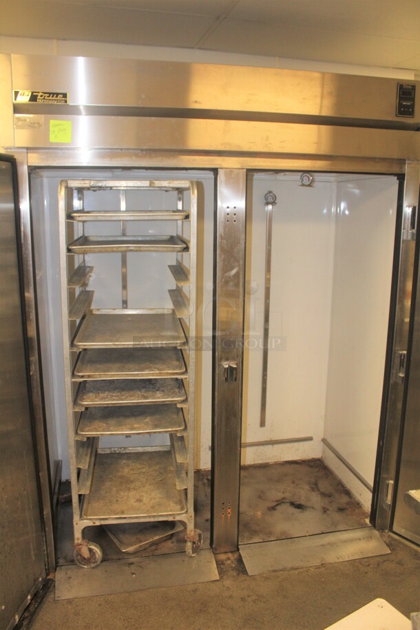 WOW! True Model TA2RRI-2S Commercial Stainless Steel Double Door Roll In Refrigerator/Cooler. 67x34x82. 115V/60Hz. Working When Closed! Buyer Must Remove.  - Image 5 of 7