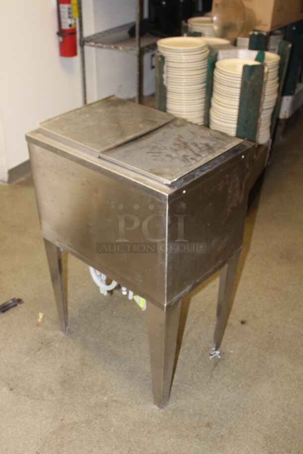 GREAT! Commercial Stainless Steel Ice Bin. 15x22x34. - Image 1 of 4