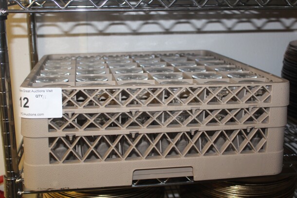 36 Water Glasses With Glass Crates. 36X Your Bid! - Image 2 of 2