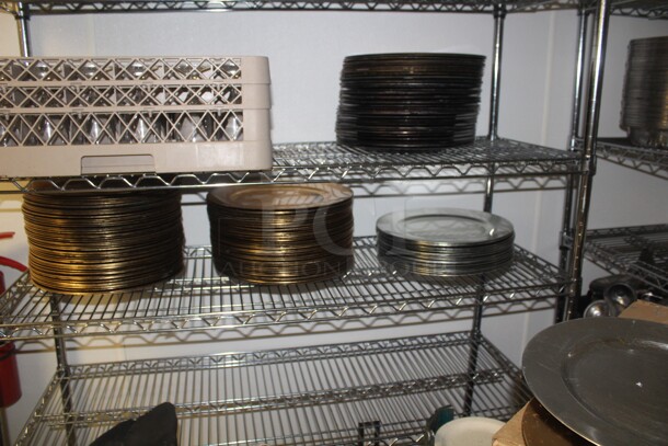 41 Silver And Gold Charger Plates. 13x13x1. 41X Your Bid. - Image 3 of 3