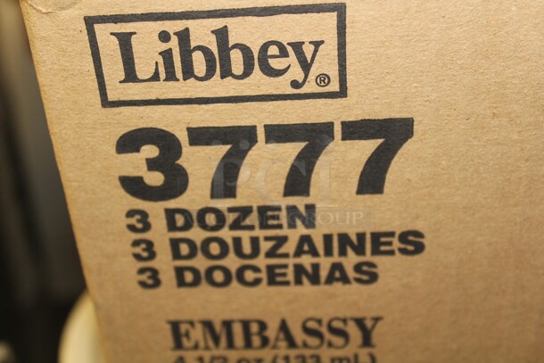72 Libbey 3777 Champagne Glasses In Box. 72X Your Bid!  - Image 2 of 2