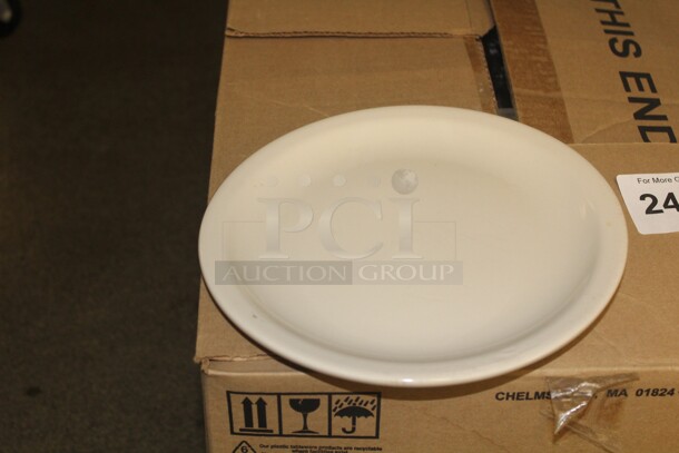 70 Commercial White Dinner Plates. 9.5x9.5x1. 70X Your Bid!