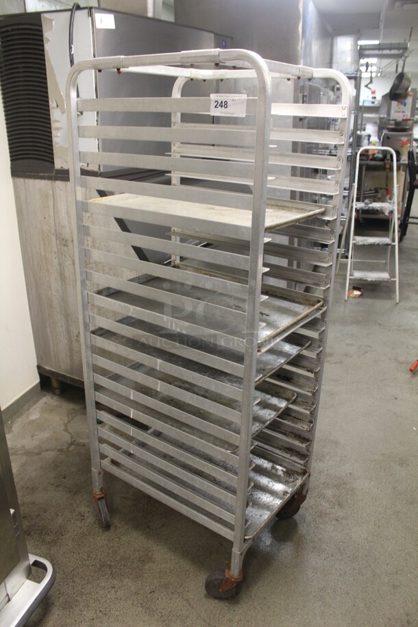 TERRIFIC! Commercial Aluminum Speed Rack On Commercial Casters. 20.5x27x60.5