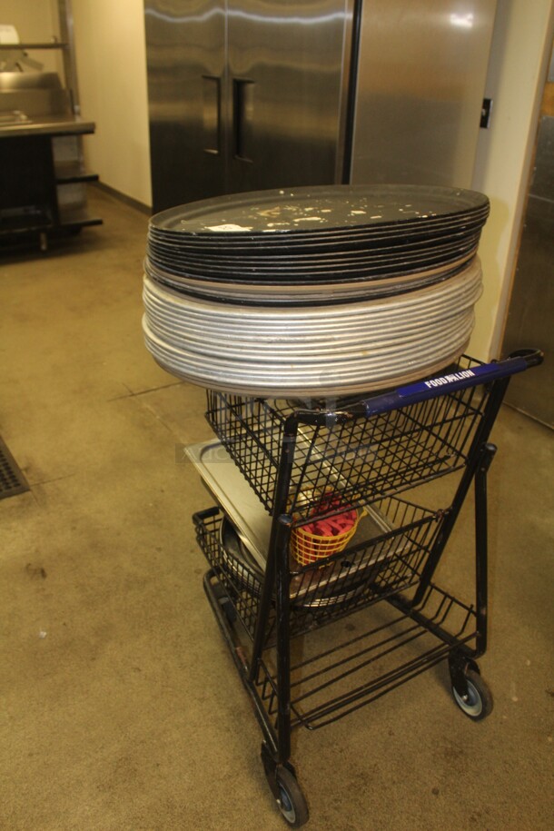 ALL ONE MONEY! Commercial Serving Trays, Cart, And Miscellaneous Items.  - Image 2 of 2