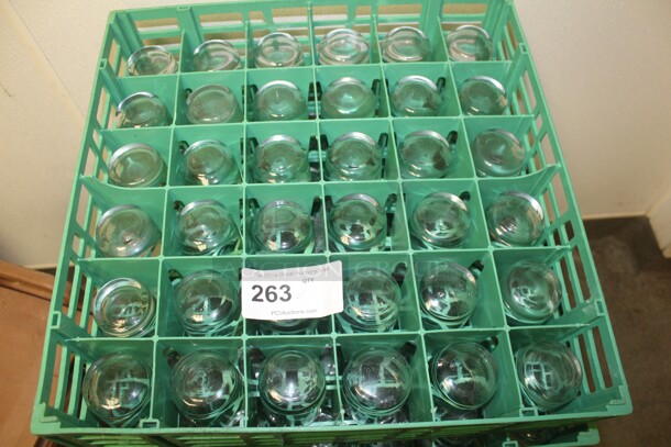 5 Commercial Glass Crates With Glasses And Dollie. 5X Your Bid!  - Image 2 of 2