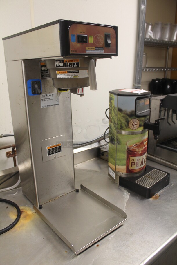 GREAT! Bunn 36700.0302 Commercial Stainless Steel Iced Tea Maker With Commercial Iced Tea Dispenser And Drip Tray. Buyer Must Remove.  - Image 1 of 3