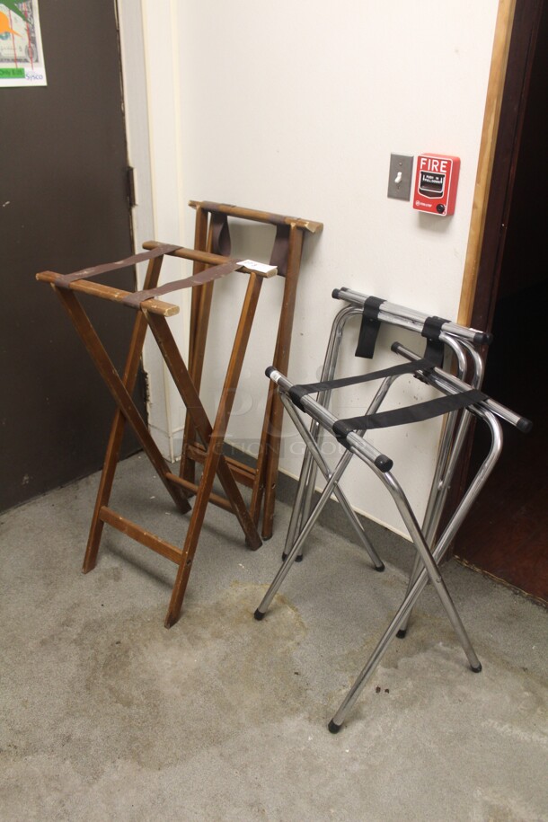 4 Commercial Tray Stands. 4X Your Bid!  - Image 1 of 1