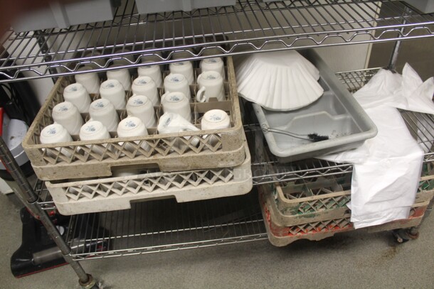 1 Metro Rack And All Of Kitchen Items On It. Buyer Must Remove.  - Image 2 of 5