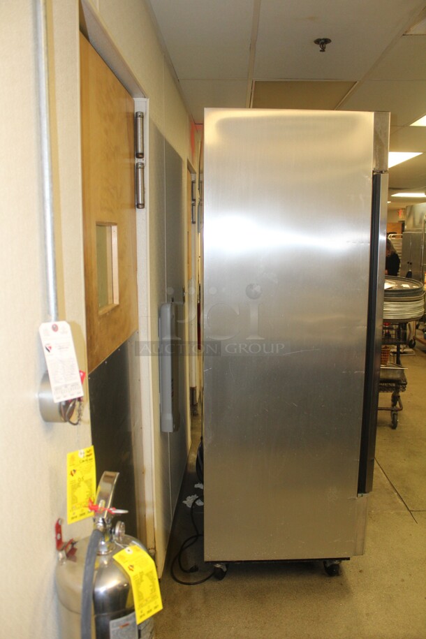 FABULOUS! True Model T-49 Commercial Stainless Steel Double Door Refrigerator/Cooler On Commercial Casters. 54x30x83. 115V/60Hz. Working When Closed! Buyer Must Remove. - Image 6 of 7