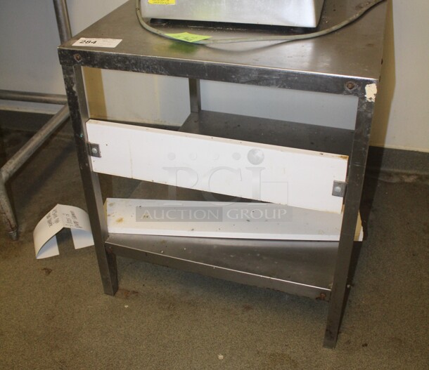 SUPER FIND! Commercial Stainless Steel Table/Stand With Undershelf. 27x32x30