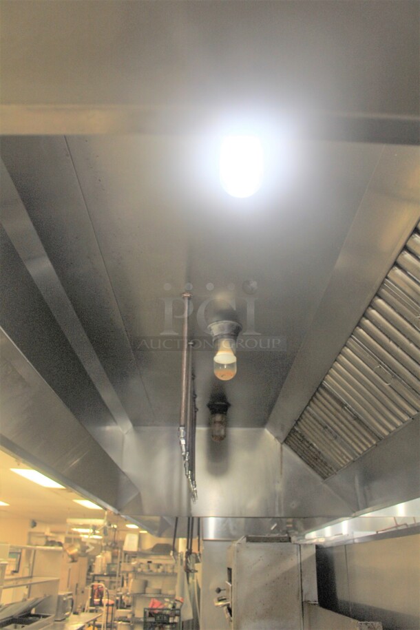 FANTASTIC! Captiveaire Commercial Stainless Steel 10.5 Foot Grease Hood. 10.5ftx5ftx2.5ft Will Be Dropped Before Pick Up Day, Buyer Must Remove From Building.  - Image 2 of 5