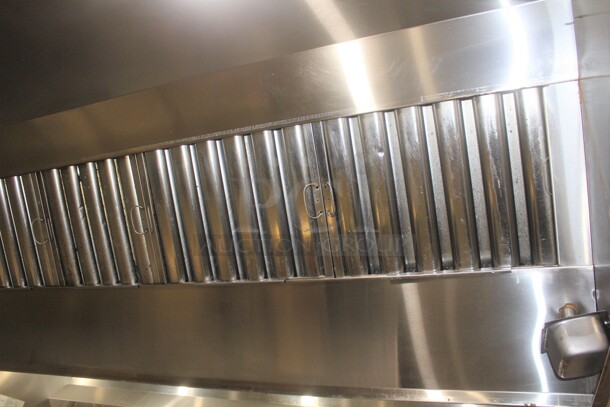 FANTASTIC! Captiveaire Commercial Stainless Steel 10.5 Foot Grease Hood. 10.5ftx5ftx2.5ft Will Be Dropped Before Pick Up Day, Buyer Must Remove From Building.  - Image 3 of 5