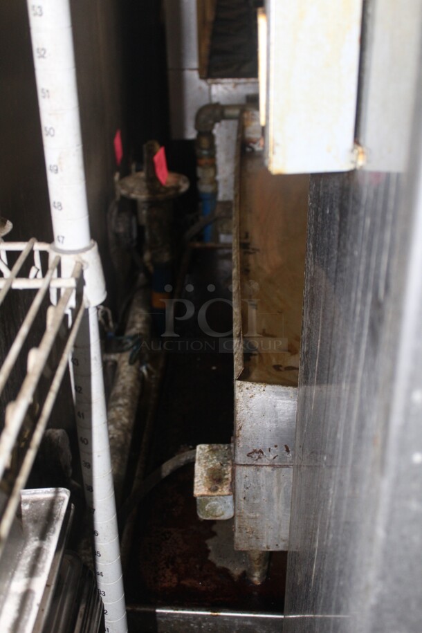 GREAT! Superior Commercial Stainless Steel Natural Gas Griddle On Equipment Stand On Casters. 49x36x33. Working When Closed! Buyer Must Remove.  - Image 4 of 4