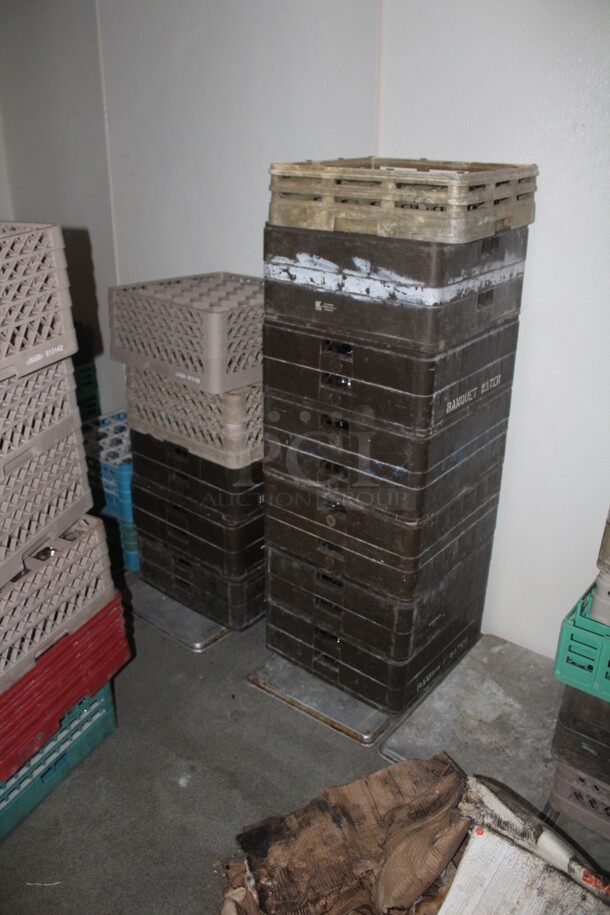 20 Glass Crates And Dish Caddy. 20X Your Bid! - Image 2 of 2