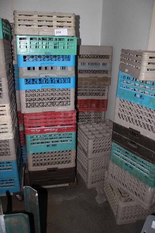 40 Glass Crates. 40X Your Bid! 