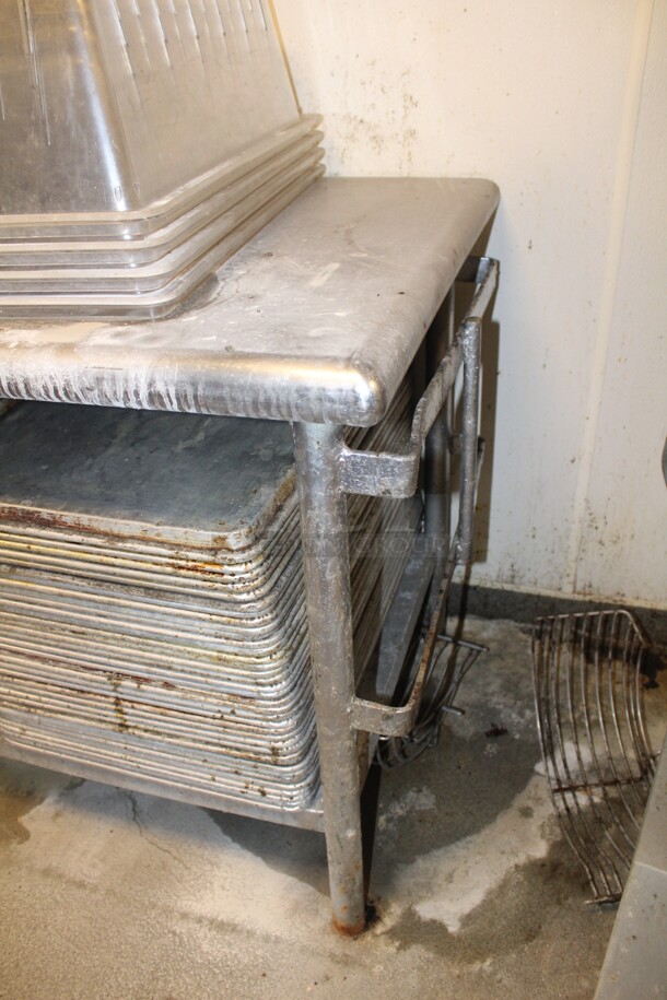 GREAT! Commercial Stainless Steel Work Table With Undershelf. Table Only. 120x29x33. Buyer Must Remove.  - Image 3 of 3
