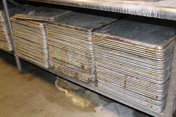 WOW! 90 Commercial Full Size Baking/Sheet Pans. 90X Your Bid! - Image 1 of 1