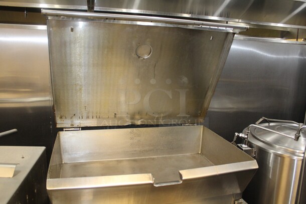 FABULOUS! Cleveland Commercial Stainless Steel One Compartment Braising Pan. 37x42x43. Working When Closed! Buyer Must Remove! - Image 3 of 6