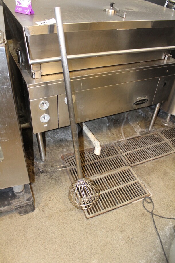 FABULOUS! Cleveland Commercial Stainless Steel One Compartment Braising Pan. 37x42x43. Working When Closed! Buyer Must Remove! - Image 6 of 6