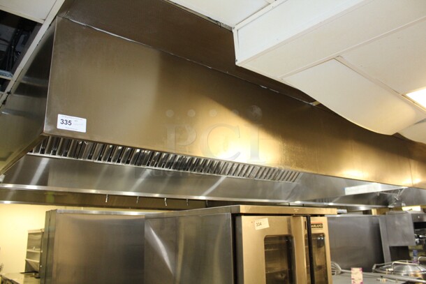 WOW! Captive Aire Model 6024 ND-2 Commercial Stainless Steel 10.5 Foot Grease/Exhaust Hood. 10.5ftx5ftx6ft. Hood Will Be Dropped Before Pick Up Day, Buyer Must Remove From Building. 
