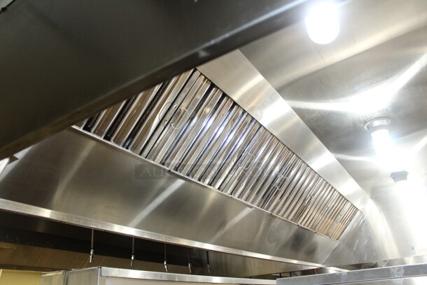 WOW! Captive Aire Model 6024 ND-2 Commercial Stainless Steel 10.5 Foot Grease/Exhaust Hood. 10.5ftx5ftx6ft. Hood Will Be Dropped Before Pick Up Day, Buyer Must Remove From Building.  - Image 4 of 5