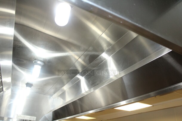 WOW! Captive Aire Model 6024 ND-2 Commercial Stainless Steel 10.5 Foot Grease/Exhaust Hood. 10.5ftx5ftx6ft. Hood Will Be Dropped Before Pick Up Day, Buyer Must Remove From Building.  - Image 5 of 5