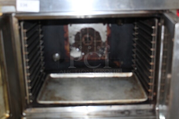 FABULOUS! Vulcan Commercial Stainless Steel Single Full Size Electric Convection Oven. 40x34x58. 208V/60Hz. 1 Phase. Working When Closed! Buyer Must Remove.    - Image 2 of 5