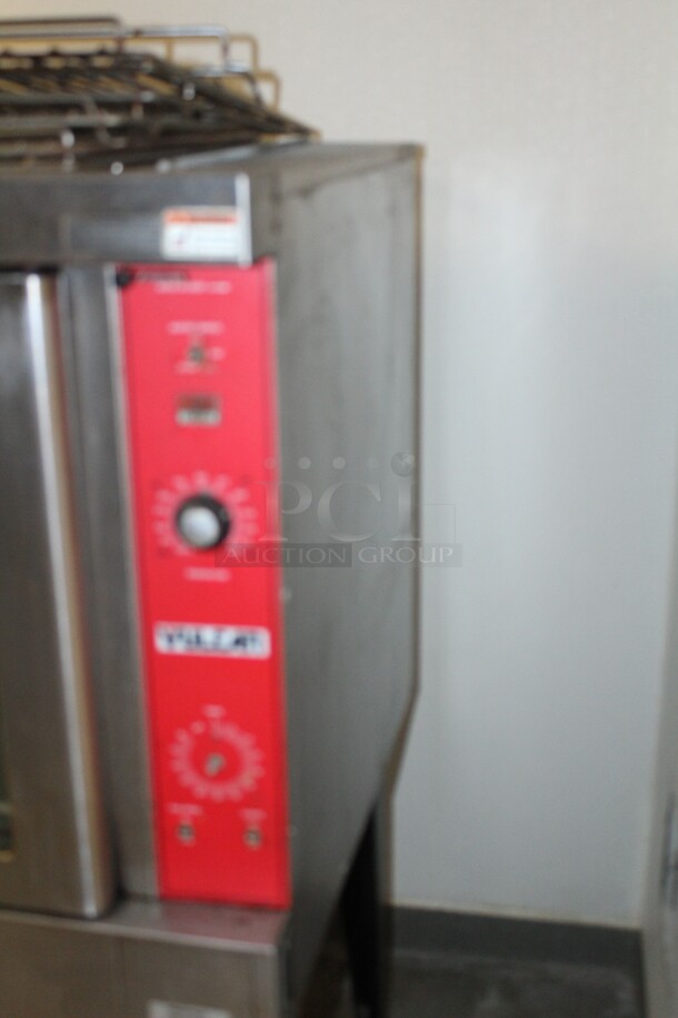 FABULOUS! Vulcan Commercial Stainless Steel Single Full Size Electric Convection Oven. 40x34x58. 208V/60Hz. 1 Phase. Working When Closed! Buyer Must Remove.    - Image 4 of 5