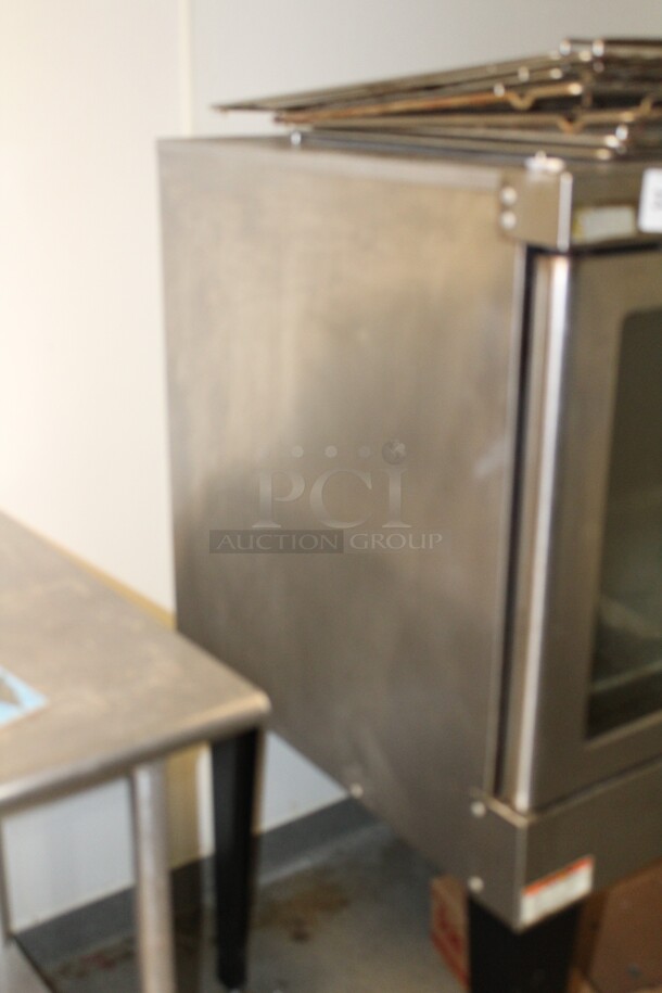 FABULOUS! Vulcan Commercial Stainless Steel Single Full Size Electric Convection Oven. 40x34x58. 208V/60Hz. 1 Phase. Working When Closed! Buyer Must Remove.    - Image 5 of 5