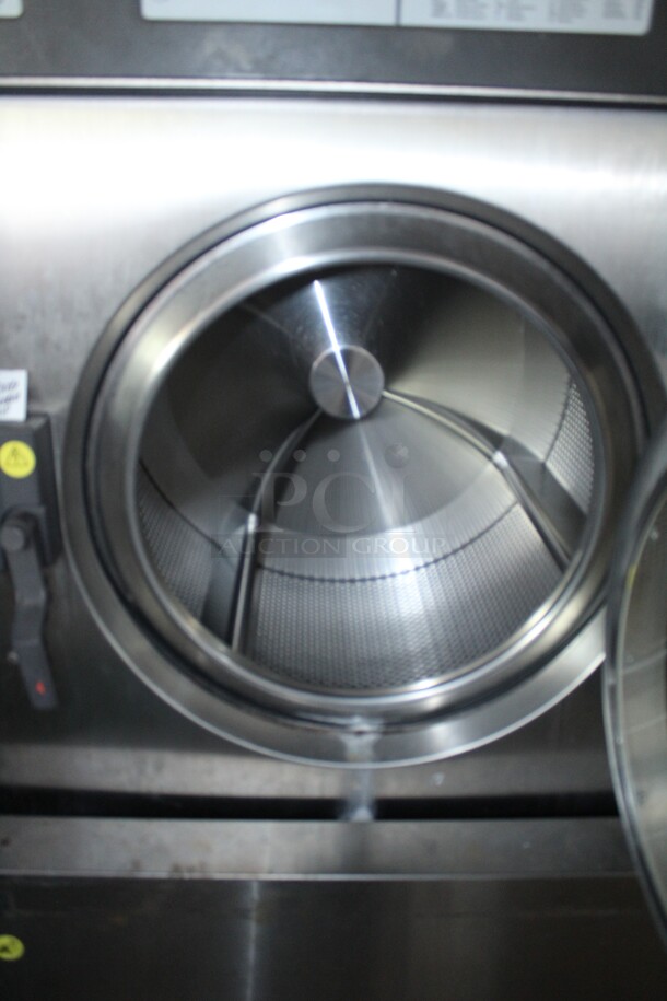 GREAT! 1 Continental Girbau Model H2090PM21010 Commercial Stainless Steel Front Loading Washing Machine. 54x54x67. 208-240V/60Hz. 3 Phase. 1 Ipso Commercial Front Loading Washing Machine. 208-240V/60Hz. Working When Closed! Buyer Must Remove. 2X Your Bid!  - Image 2 of 5