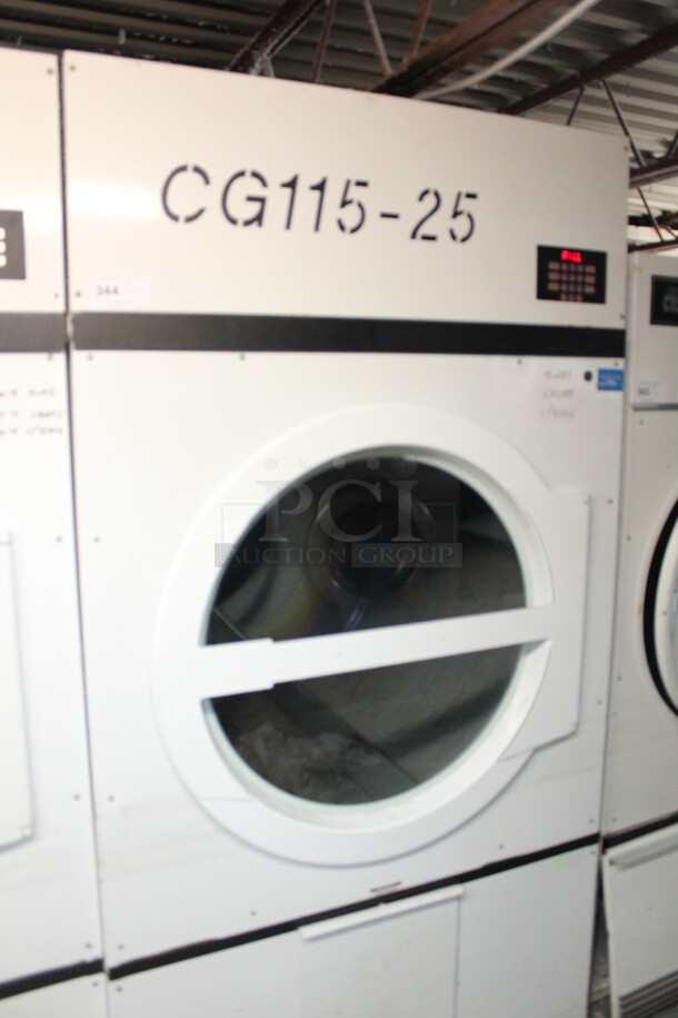 NICE! Continental Girbau Model CG115-25 Commercial Clothes Dryer. 54x54x82. 230-240V. Working When Closed! Buyer Must Remove. 