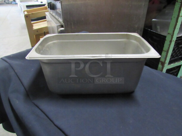 1/3 Size 6 Inch Deep Hotel Pan. 3XBID.