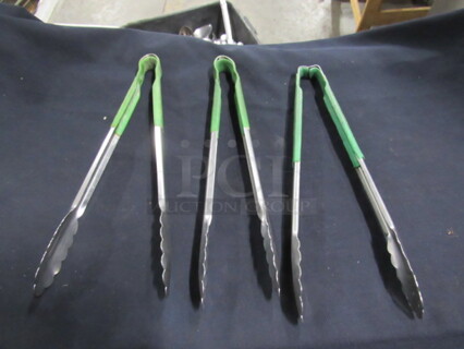Assorted Commercial SS Tong. 3XBID.