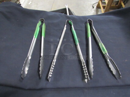 Assorted Commercial SS Tong. 3XBID.