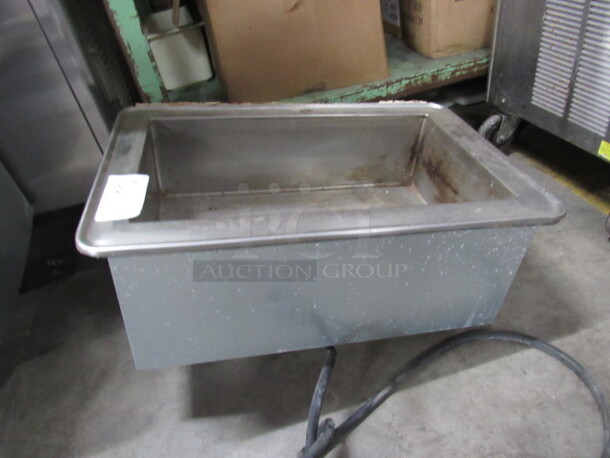 One Atlas Metal Drop In Food Warmer. Model# WH-1. 208 Volt 1 Phase. 24X16X10.