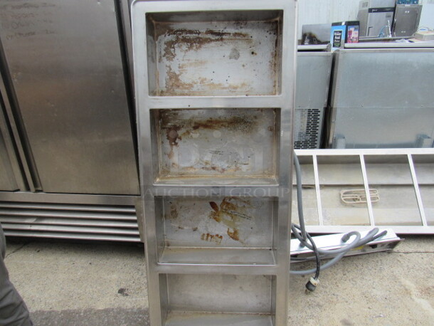 One Atlas Metal Drop In Heated 4 Well. 208 Volt. 1 Phase. Model# WH-4. 57X24X10. Unable To Test. - Image 1 of 2