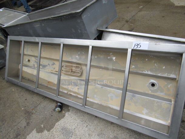 One Electric Heated Drop In Well, Will Hold 6 Full Size Pans.  81X24X10 - Image 1 of 1