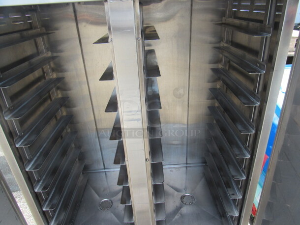 One Stainless Steel 2 Door  Aladdin Temp Rite Food Transport On Casters. 42X27X51.5. - Image 2 of 3