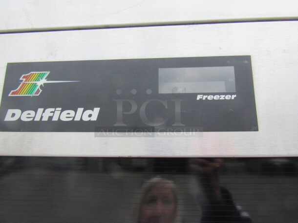 One Delfield 1 Door Freezer. 115 Volt. Model# 6125-S. 26X32.5X75.5 - Image 3 of 3