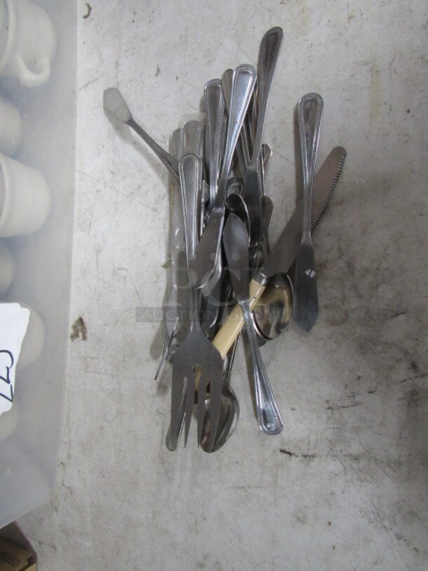 One Lot Of Assorted Flatware. - Image 1 of 1