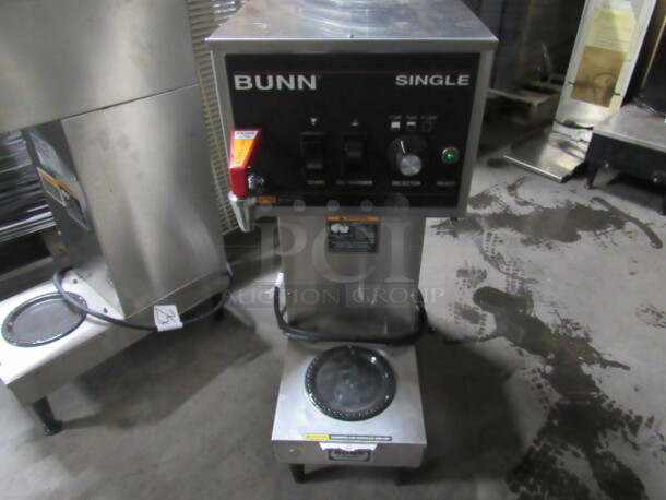 One Bunn Single Brewer. Model# Single. 120 Volt.  - Image 1 of 2