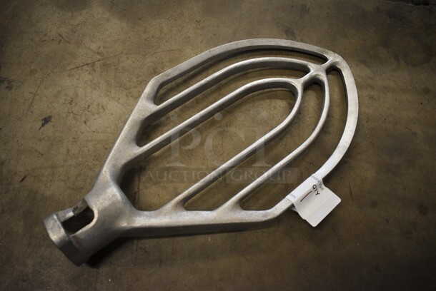 Metal Commercial 40 Quart Paddle Attachment for Hobart Mixer. 10x3x18.5