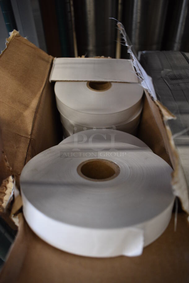 2 Boxes of Paper Tape Rolls. Approximately 30 Rolls Per Box. 2 Times Your Bid!