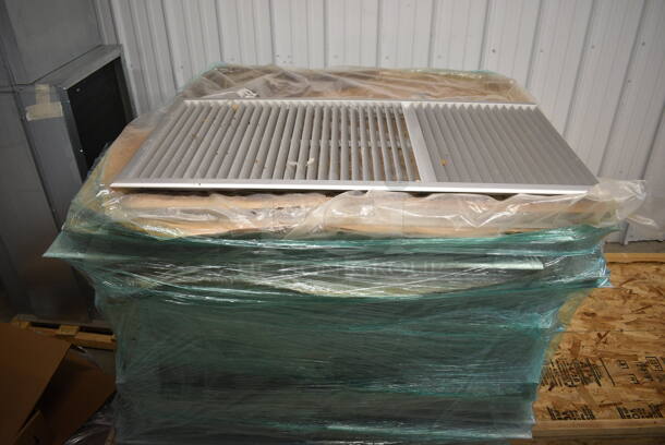 46 Metal Vent Cover Panels. 46 Times Your Bid!
